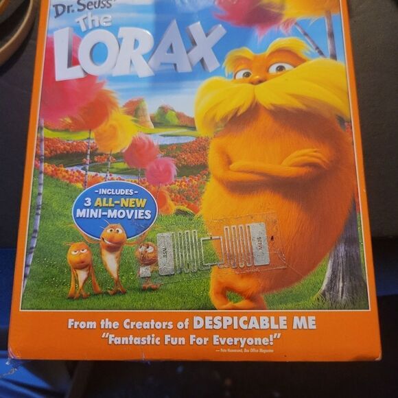 Dr Seuss The Lorax Nwt seal 2 blue ray disk Excellent condition - Picture 4 of 4